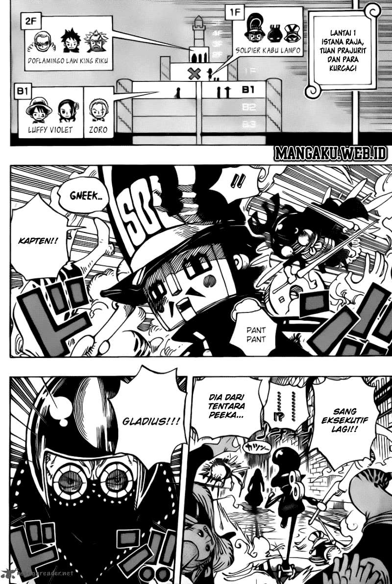 One Piece Chapter 740 - halaman 7