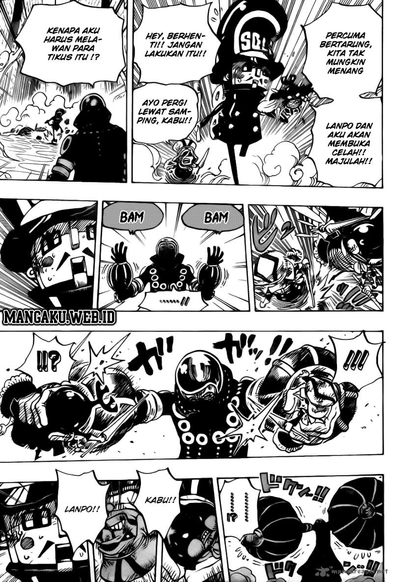 One Piece Chapter 740 - halaman 8