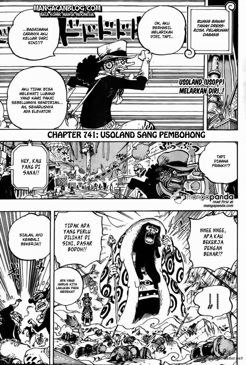 One Piece Chapter 741 - halaman 3