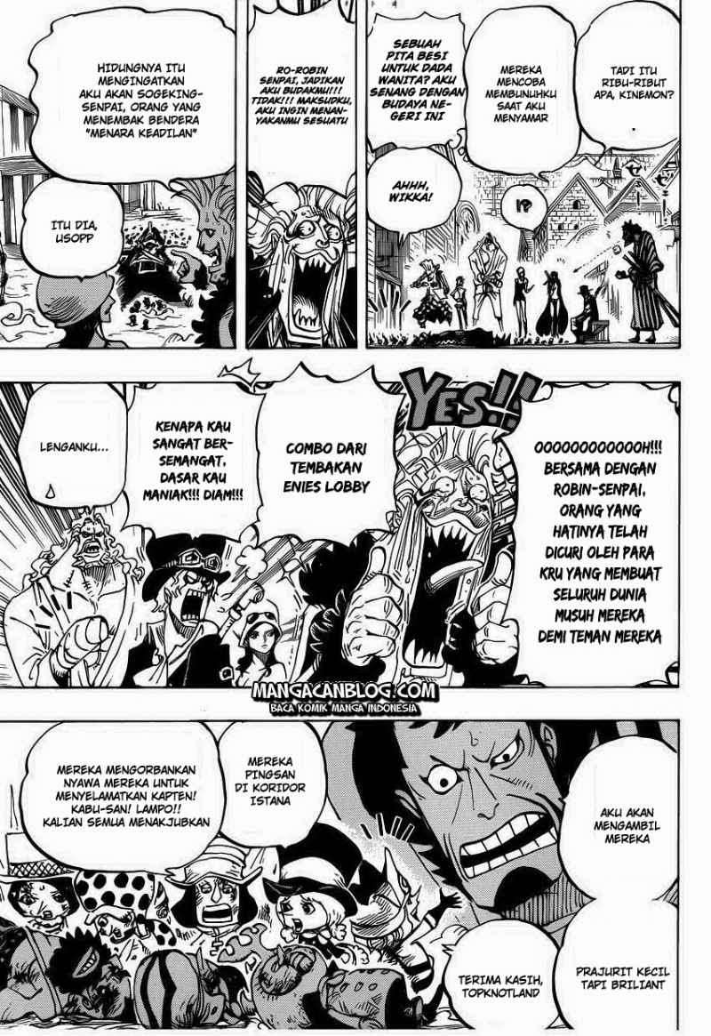 One Piece Chapter 746 - halaman 8