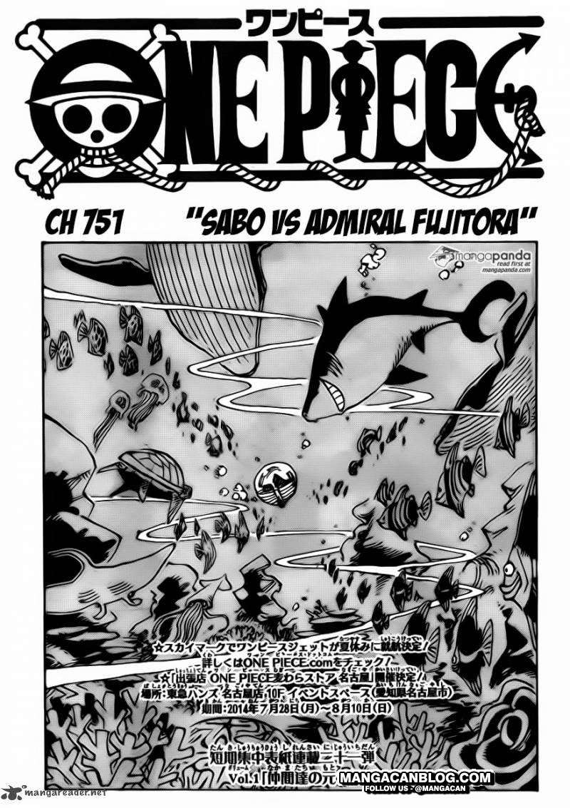 One Piece Chapter 751 - halaman 2