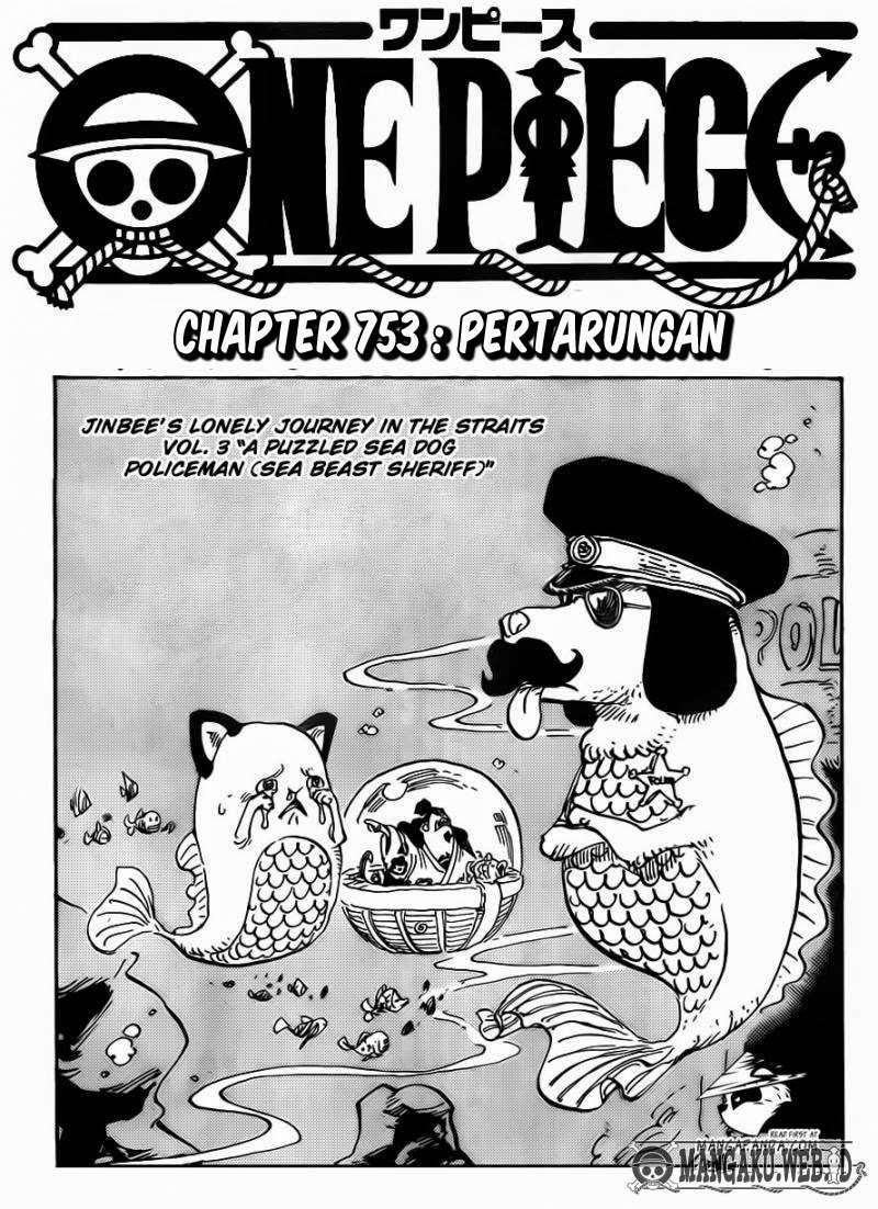 One Piece Chapter 753 - halaman 2