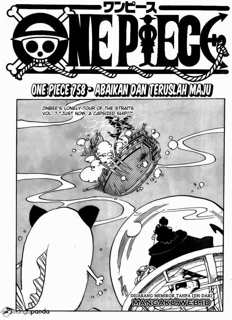 One Piece Chapter 758 - halaman 4