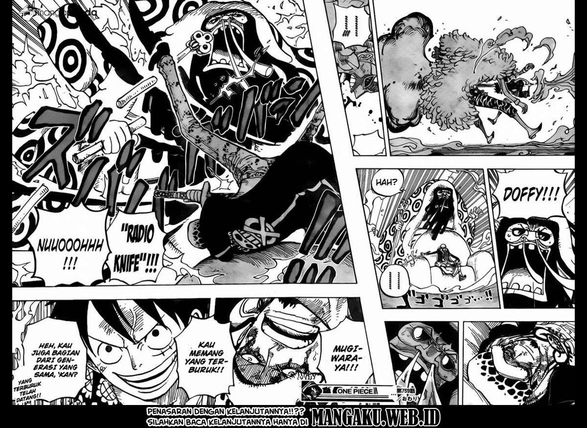 One Piece Chapter 759 - halaman 16