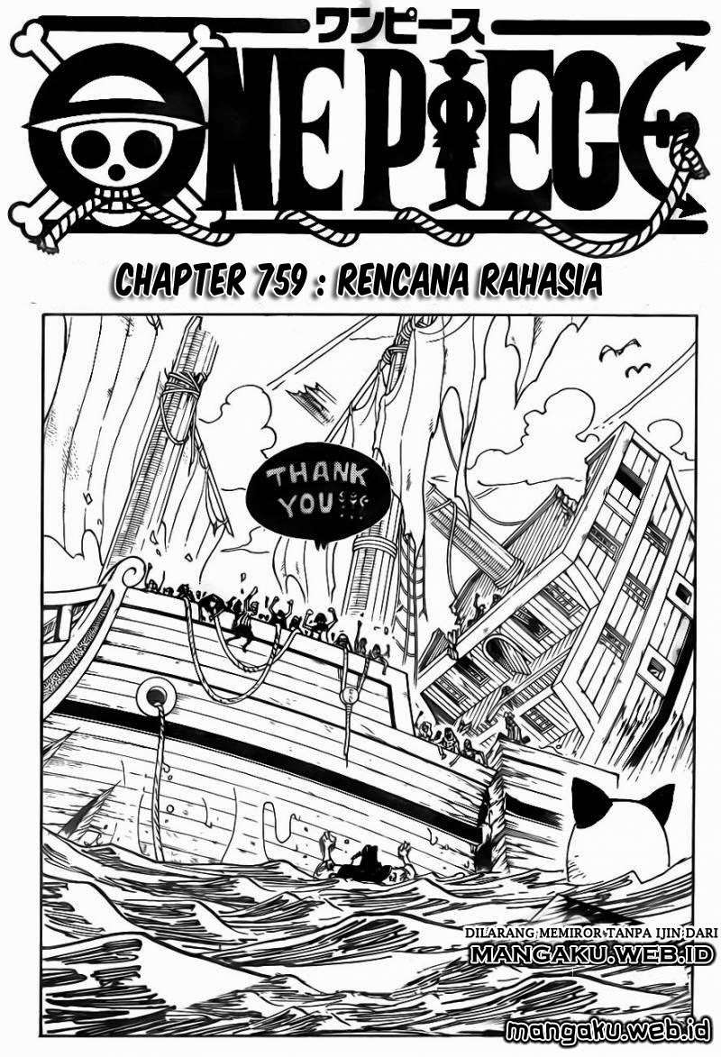 One Piece Chapter 759 - halaman 2