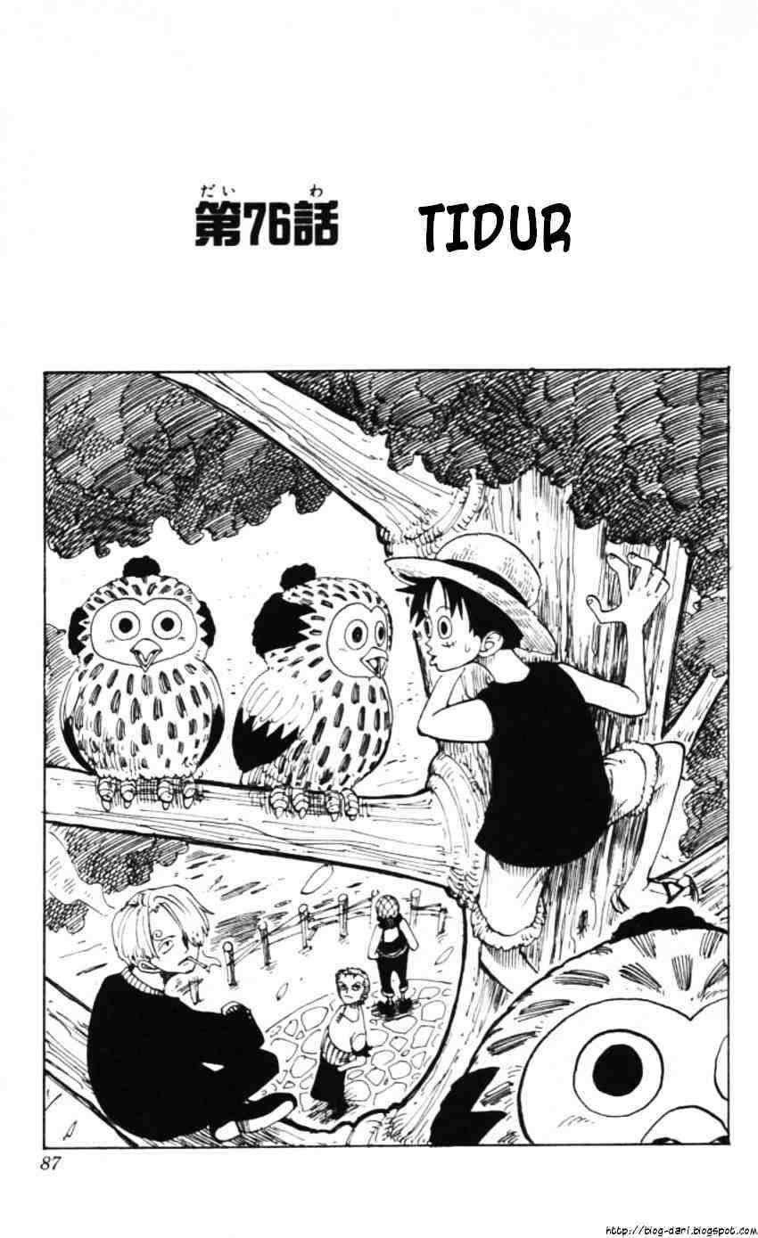One Piece Chapter 76 - halaman 1