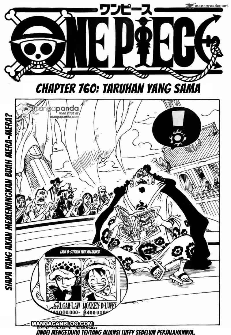 One Piece Chapter 760 - halaman 2