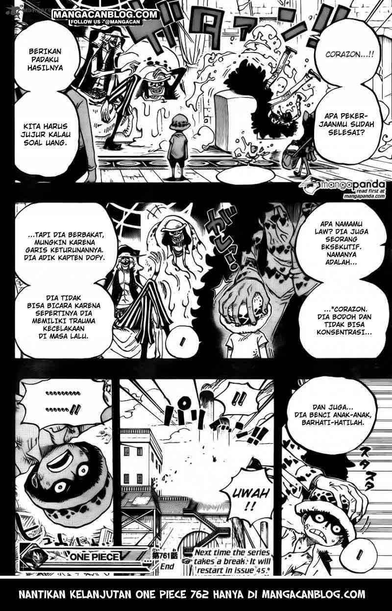 One Piece Chapter 761 - halaman 18