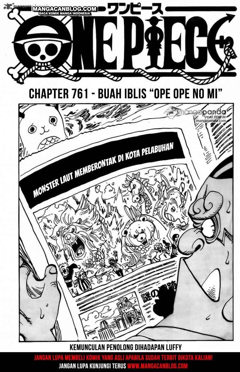 One Piece Chapter 761 - halaman 3