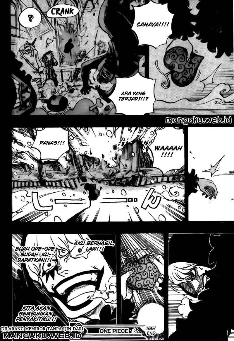 One Piece Chapter 765 - halaman 18
