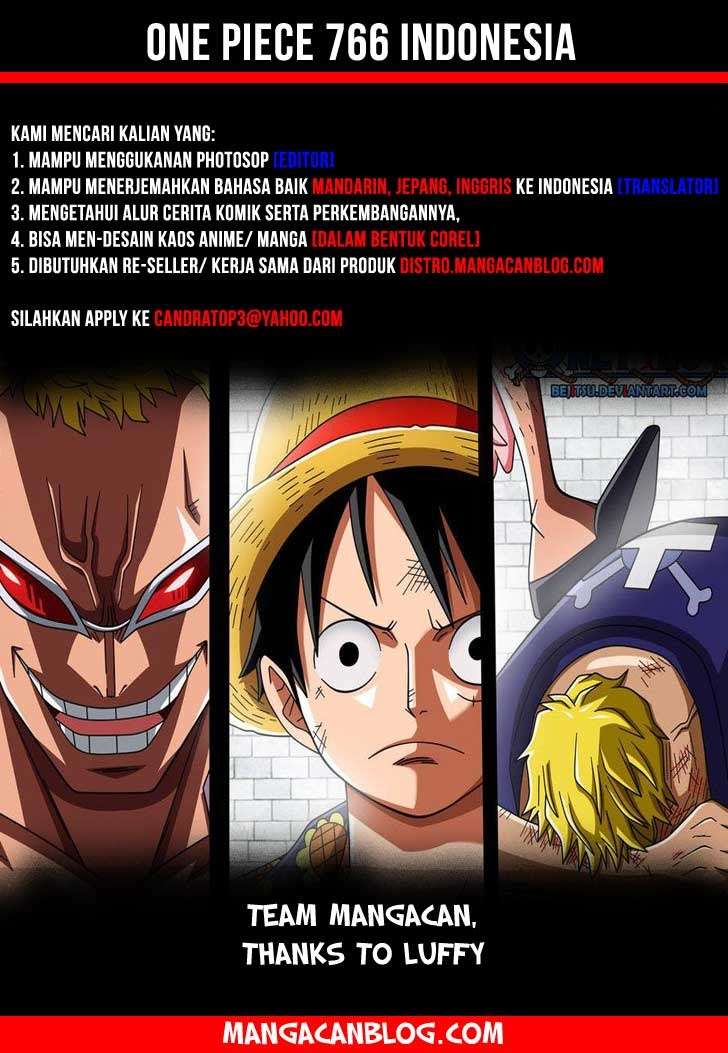 One Piece Chapter 766 - halaman 1