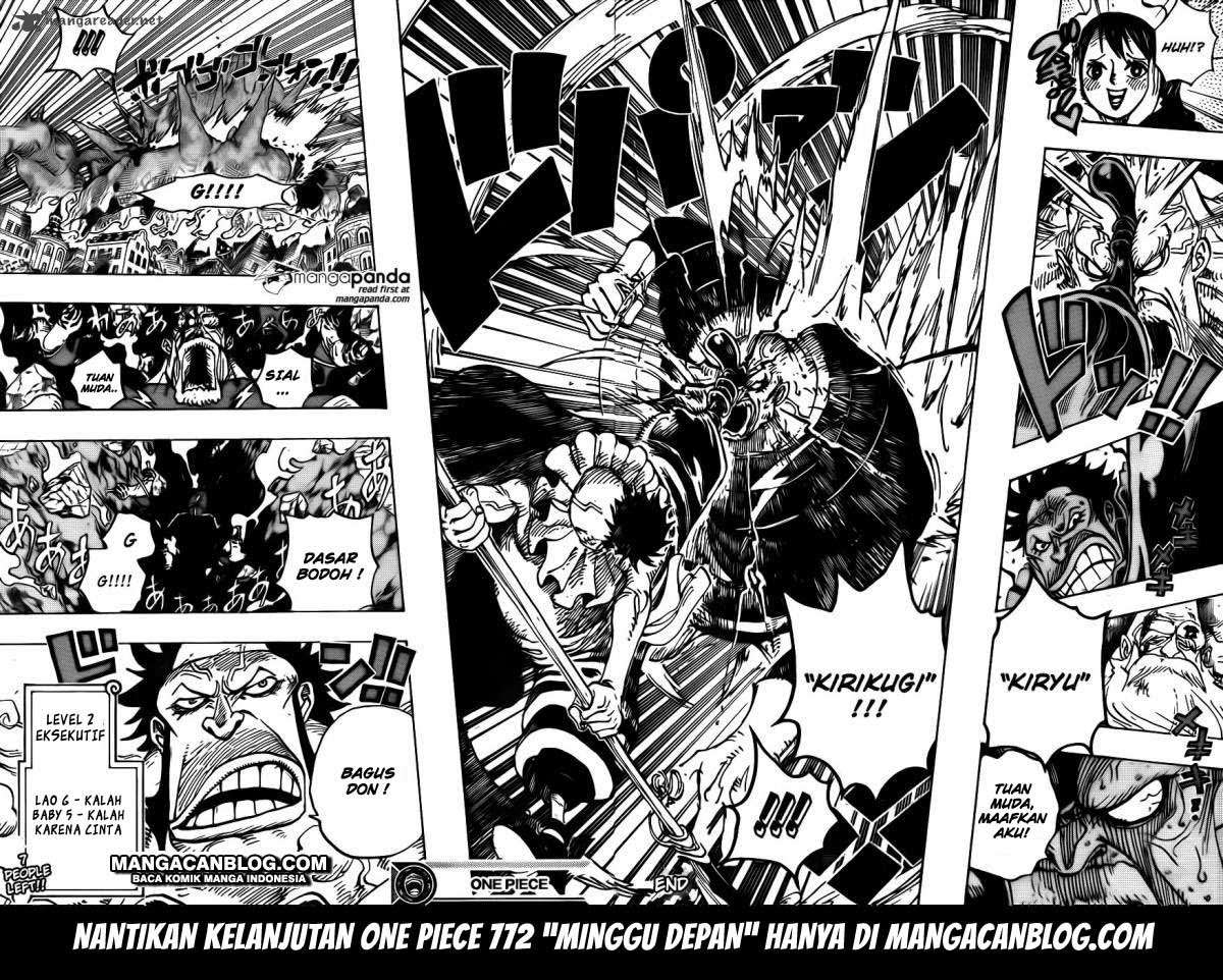 One Piece Chapter 771 - halaman 18