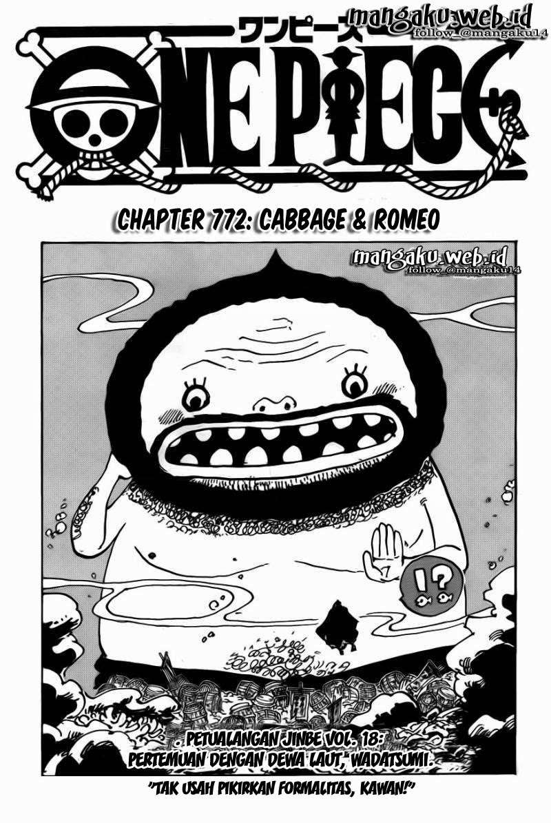 One Piece Chapter 772 - halaman 2