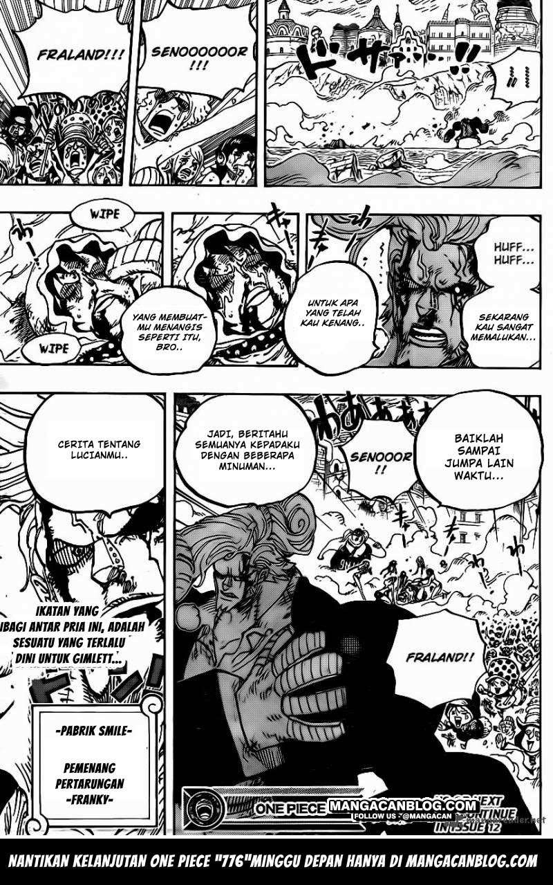 One Piece Chapter 775 - halaman 19