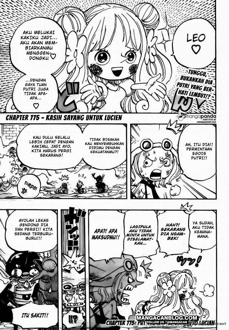 One Piece Chapter 775 - halaman 4