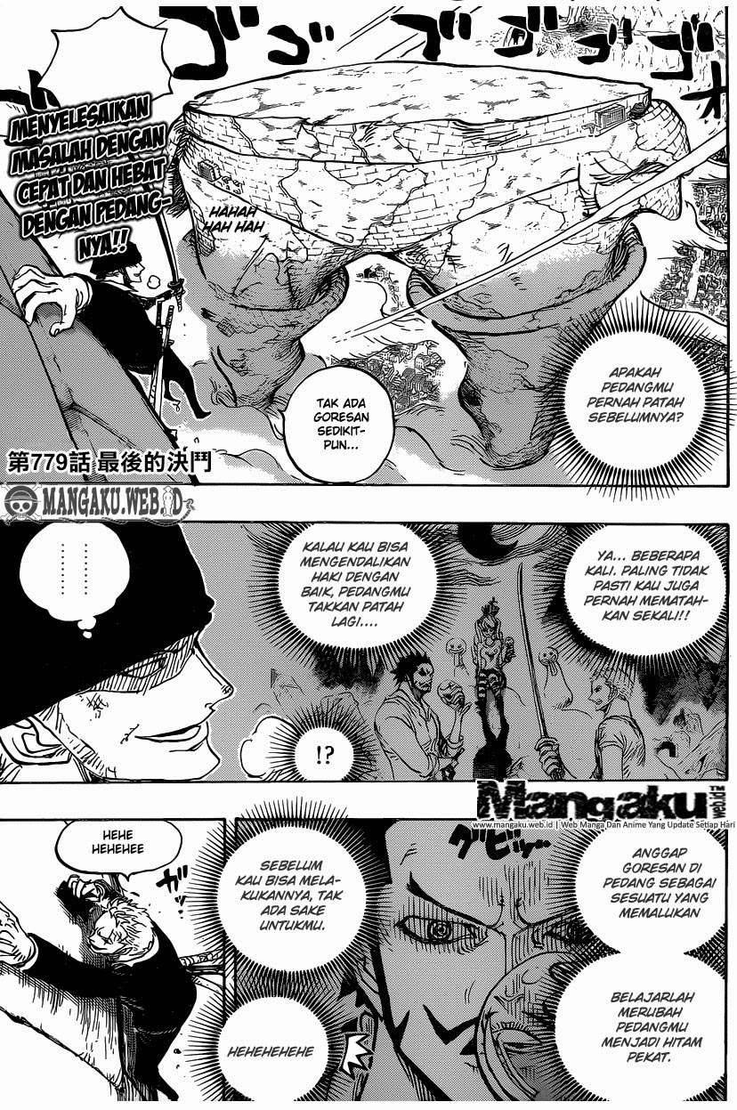 One Piece Chapter 779 - halaman 3
