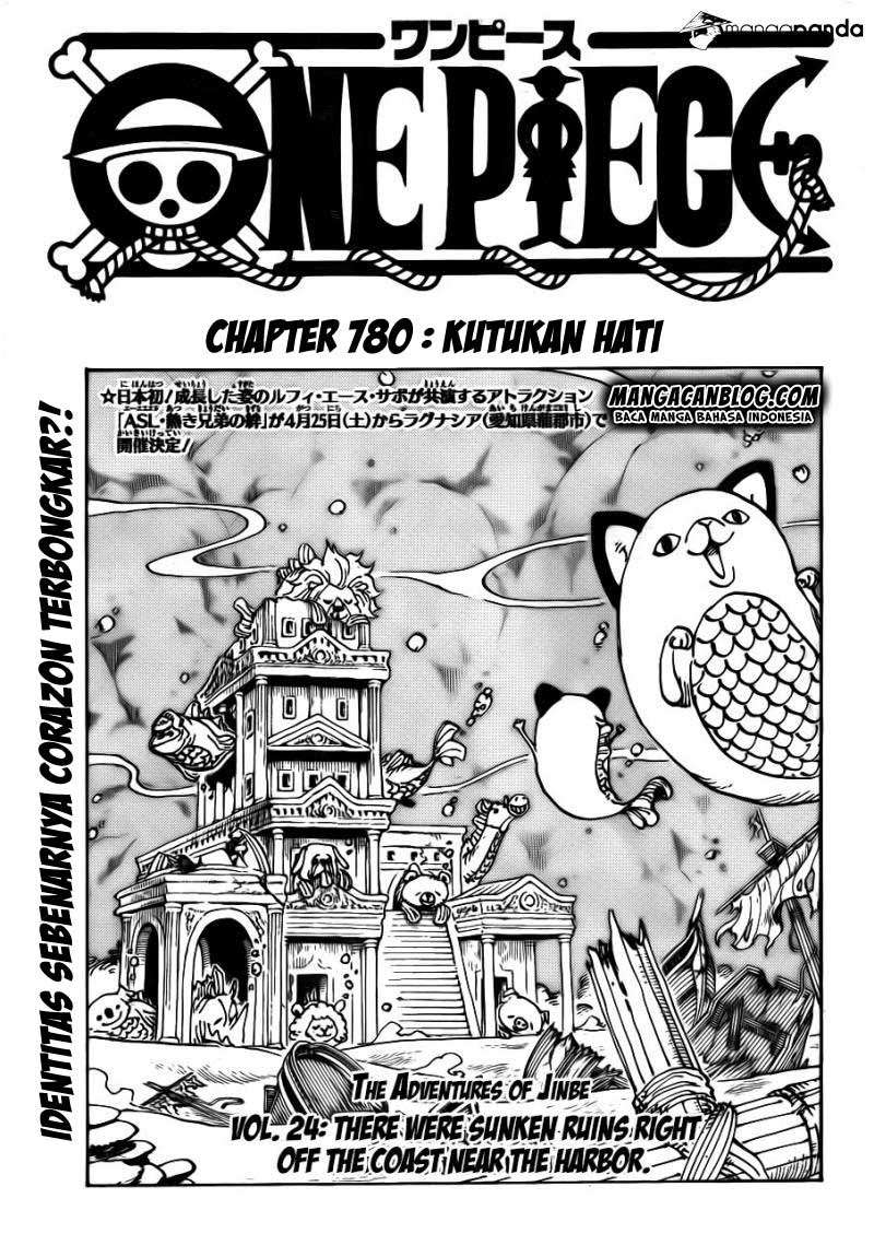 One Piece Chapter 780 - halaman 2