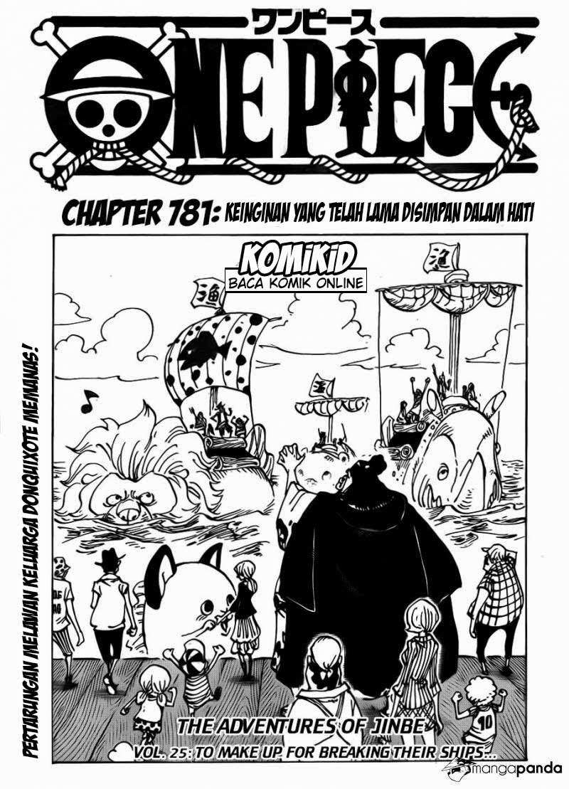 One Piece Chapter 781 - halaman 2
