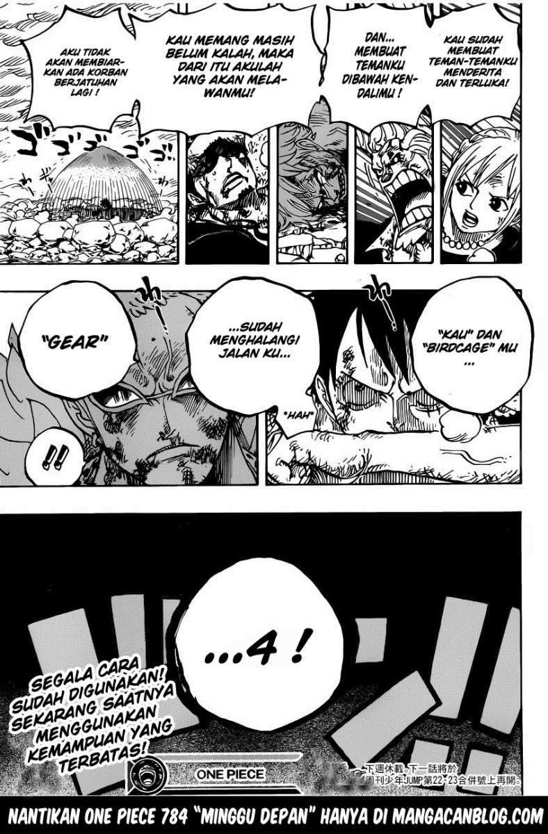 One Piece Chapter 783 - halaman 18