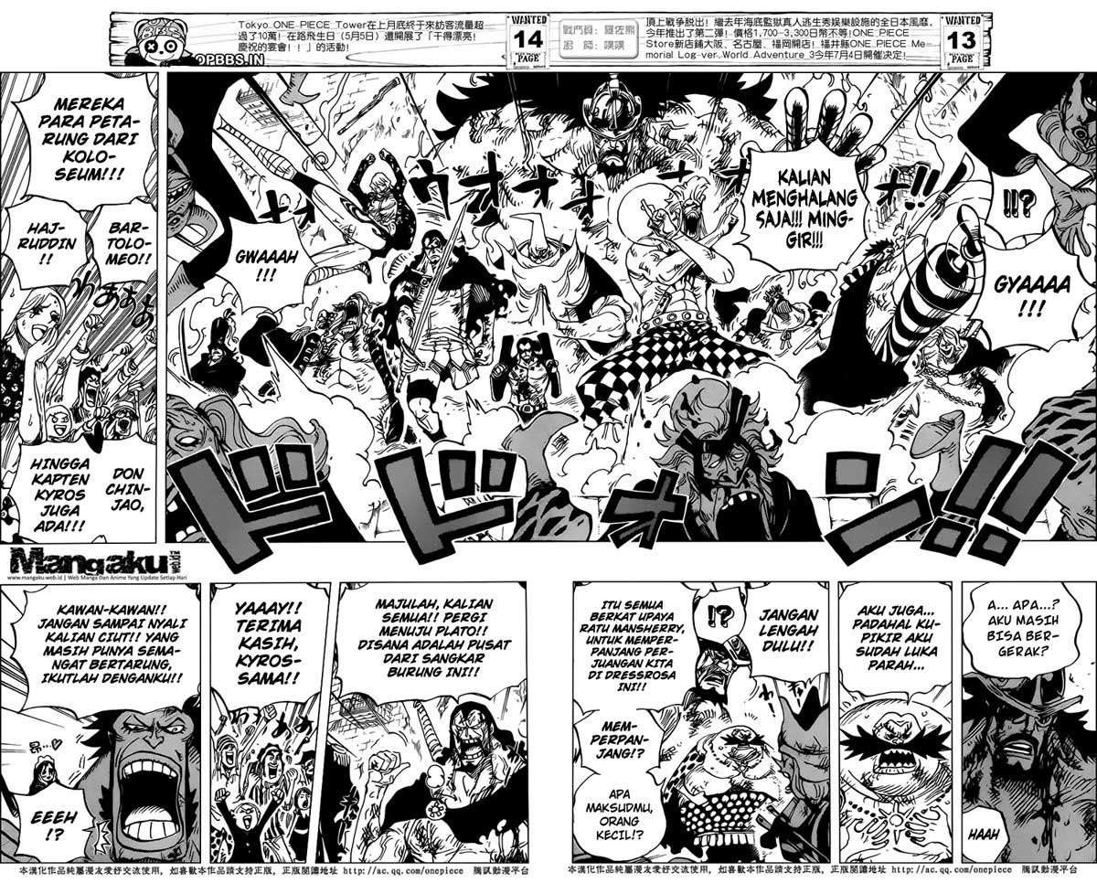 One Piece Chapter 787 - halaman 14