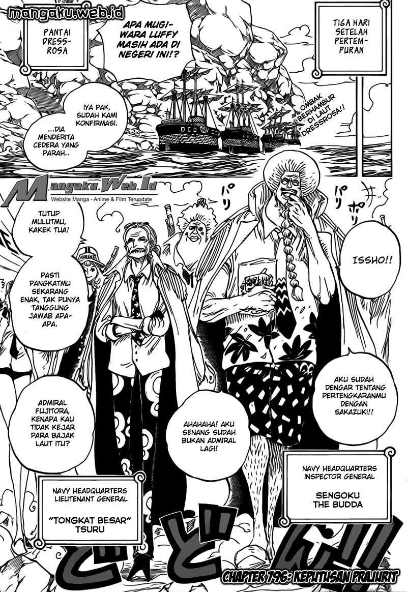 One Piece Chapter 796 - halaman 4