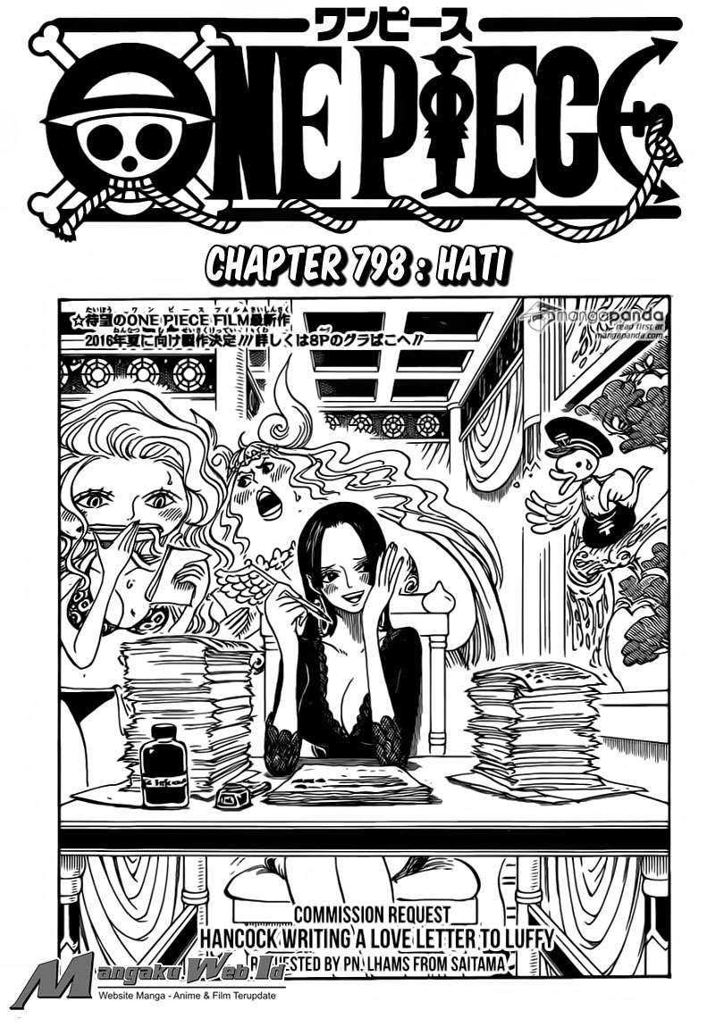 One Piece Chapter 798 - halaman 2