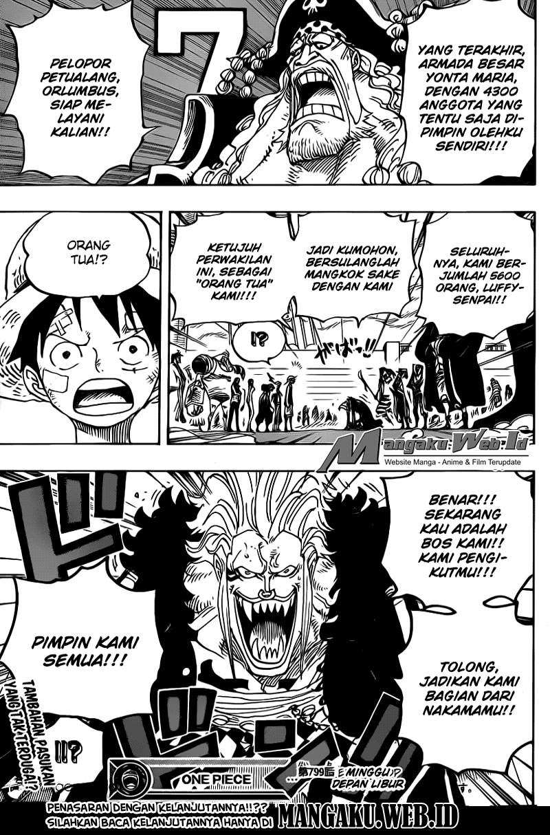 One Piece Chapter 799 - halaman 15