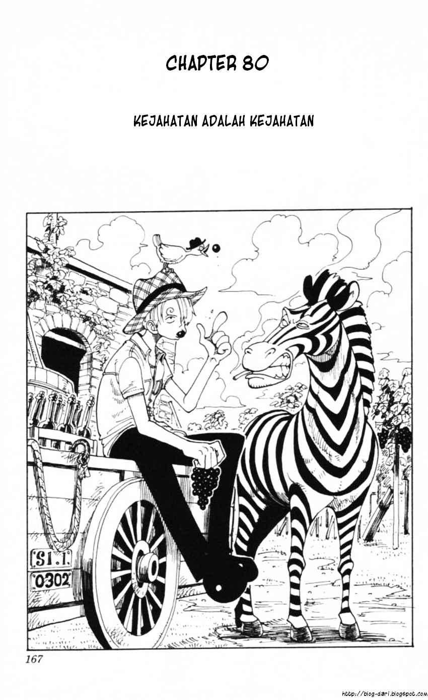 One Piece Chapter 80 - halaman 1