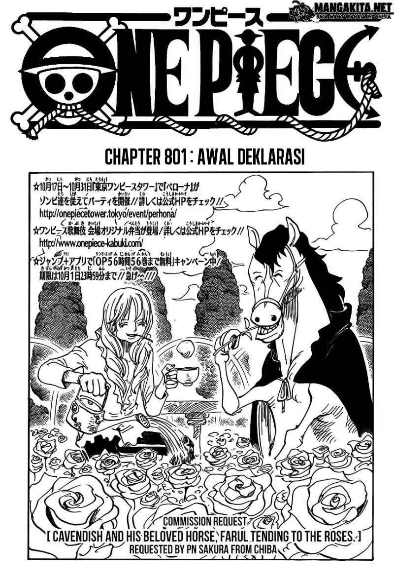 One Piece Chapter 801 - halaman 2