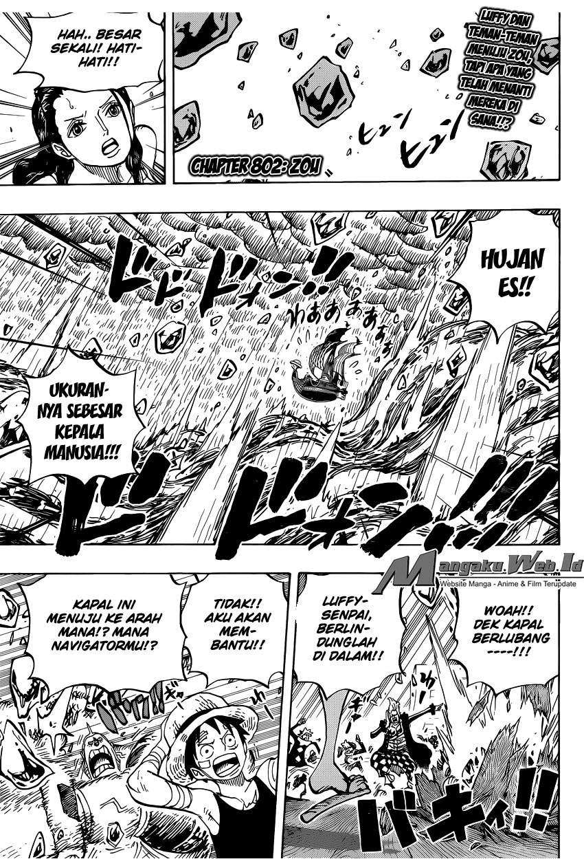 One Piece Chapter 802 - halaman 4