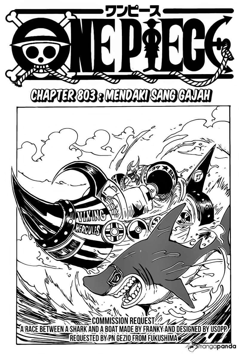 One Piece Chapter 803 - halaman 2