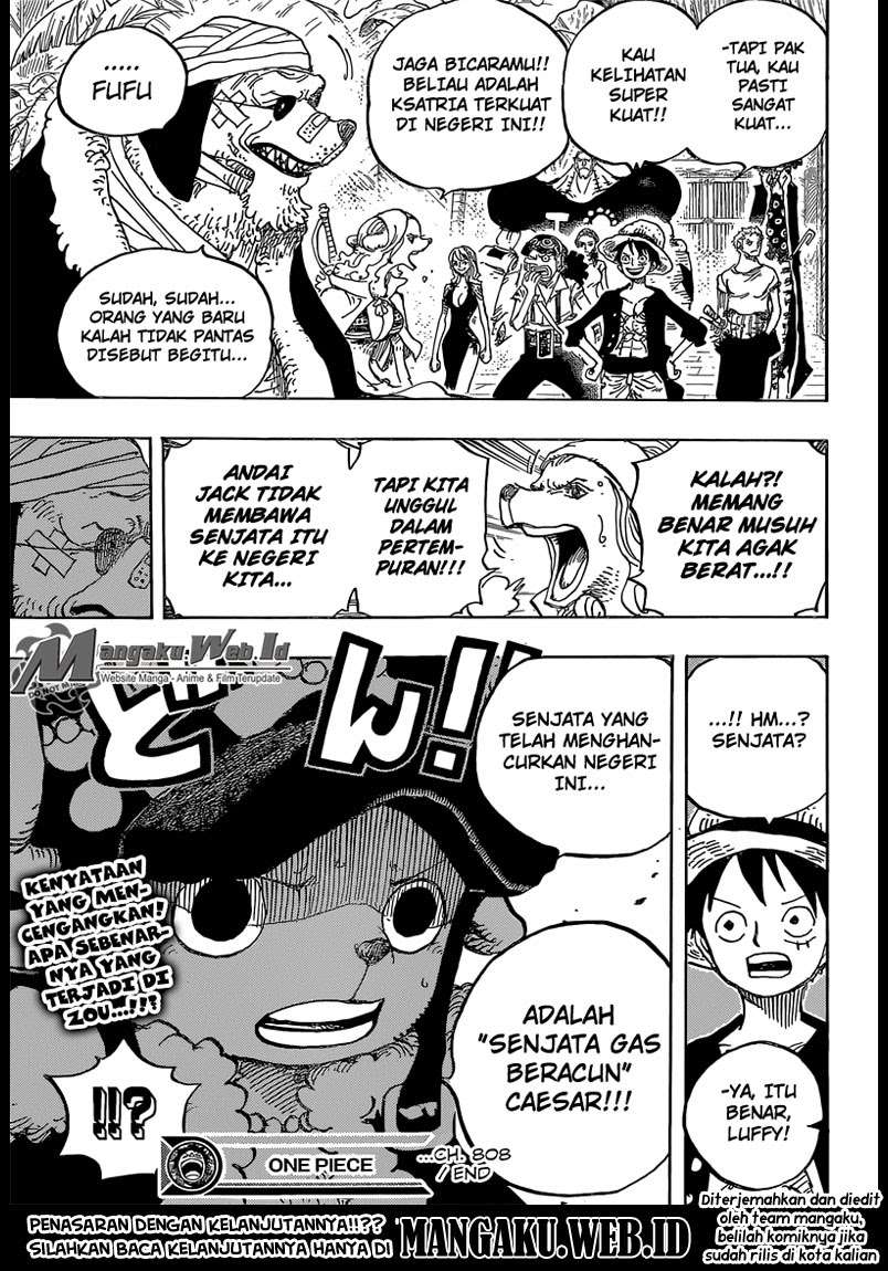One Piece Chapter 808 - halaman 19