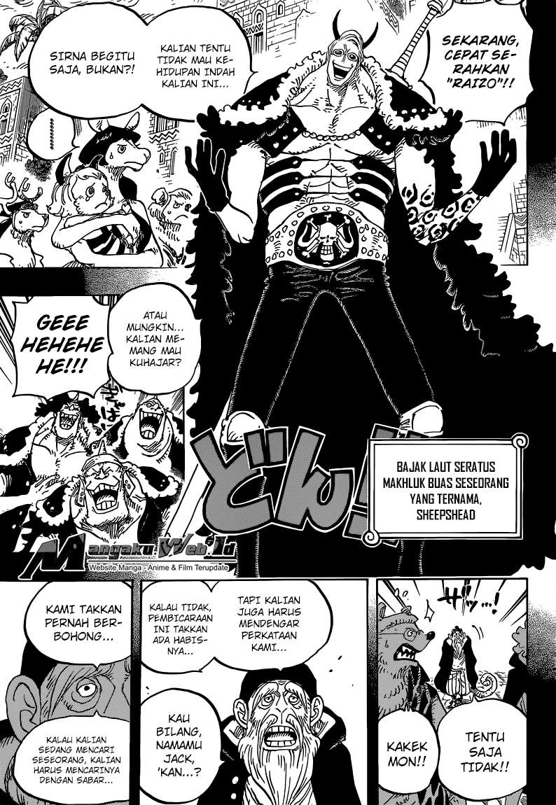 One Piece Chapter 808 - halaman 8