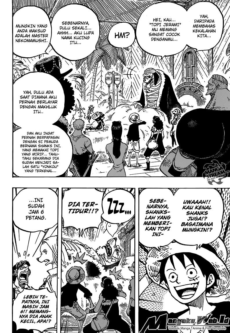 One Piece Chapter 809 - halaman 6