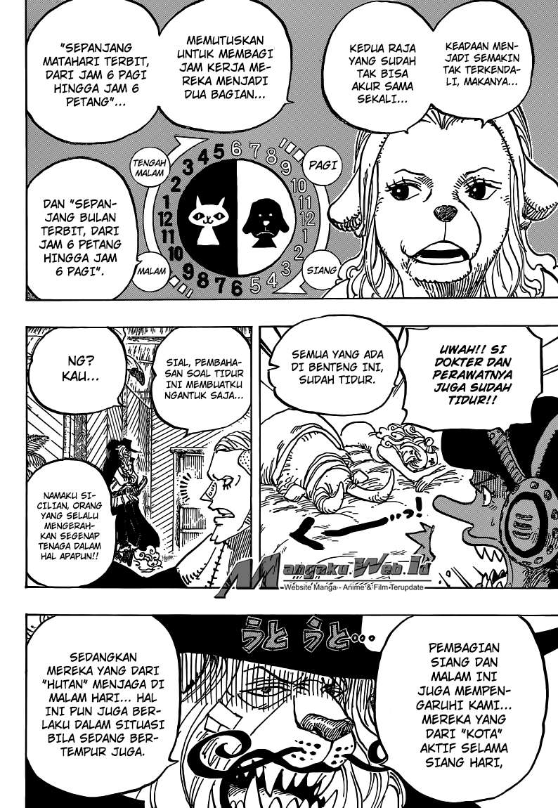 One Piece Chapter 809 - halaman 8