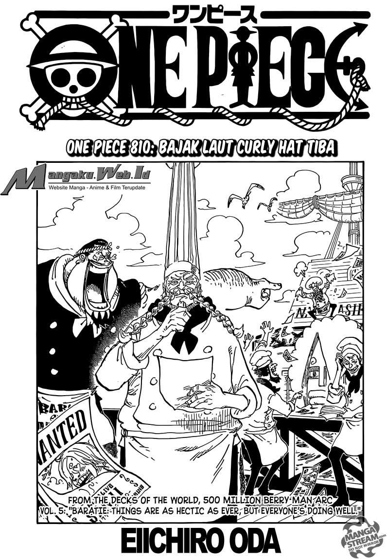 One Piece Chapter 810 - halaman 5