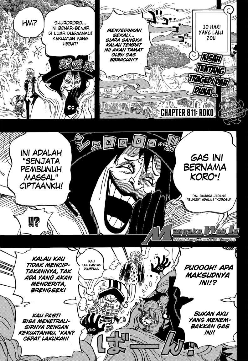 One Piece Chapter 811 - halaman 5