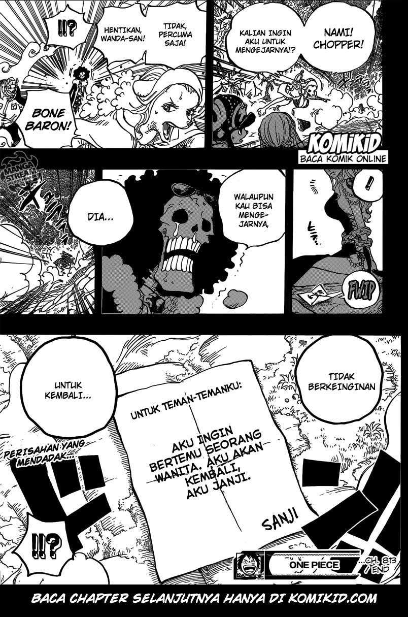 One Piece Chapter 813 - halaman 18