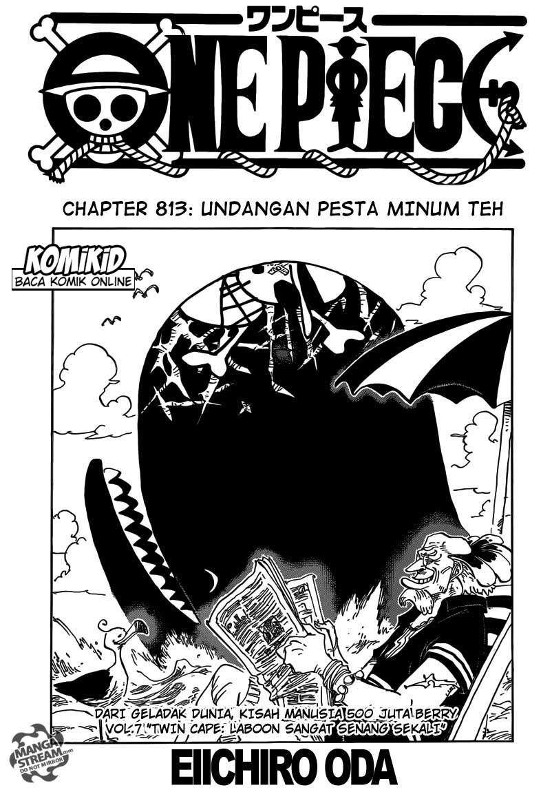One Piece Chapter 813 - halaman 2