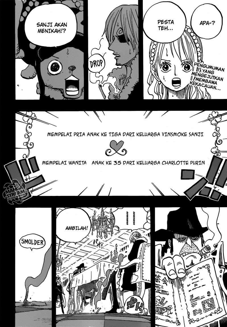One Piece Chapter 813 - halaman 3