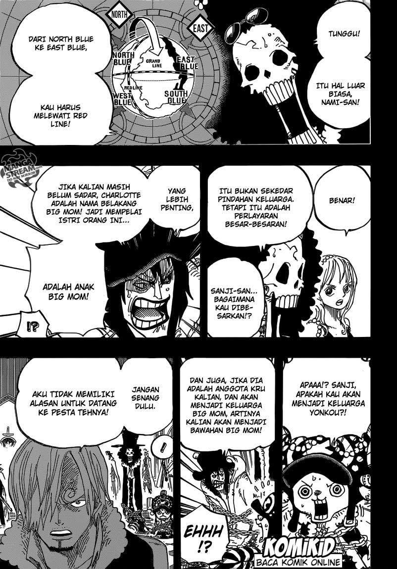 One Piece Chapter 813 - halaman 6