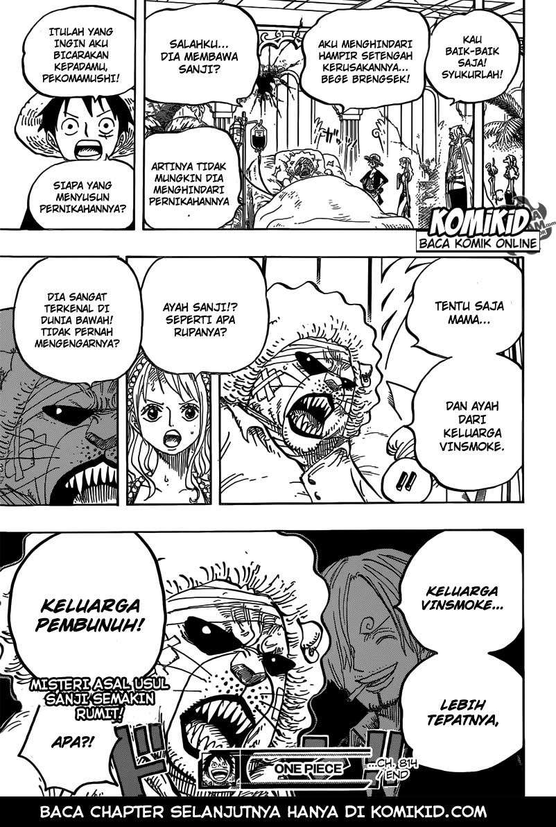 One Piece Chapter 814 - halaman 18