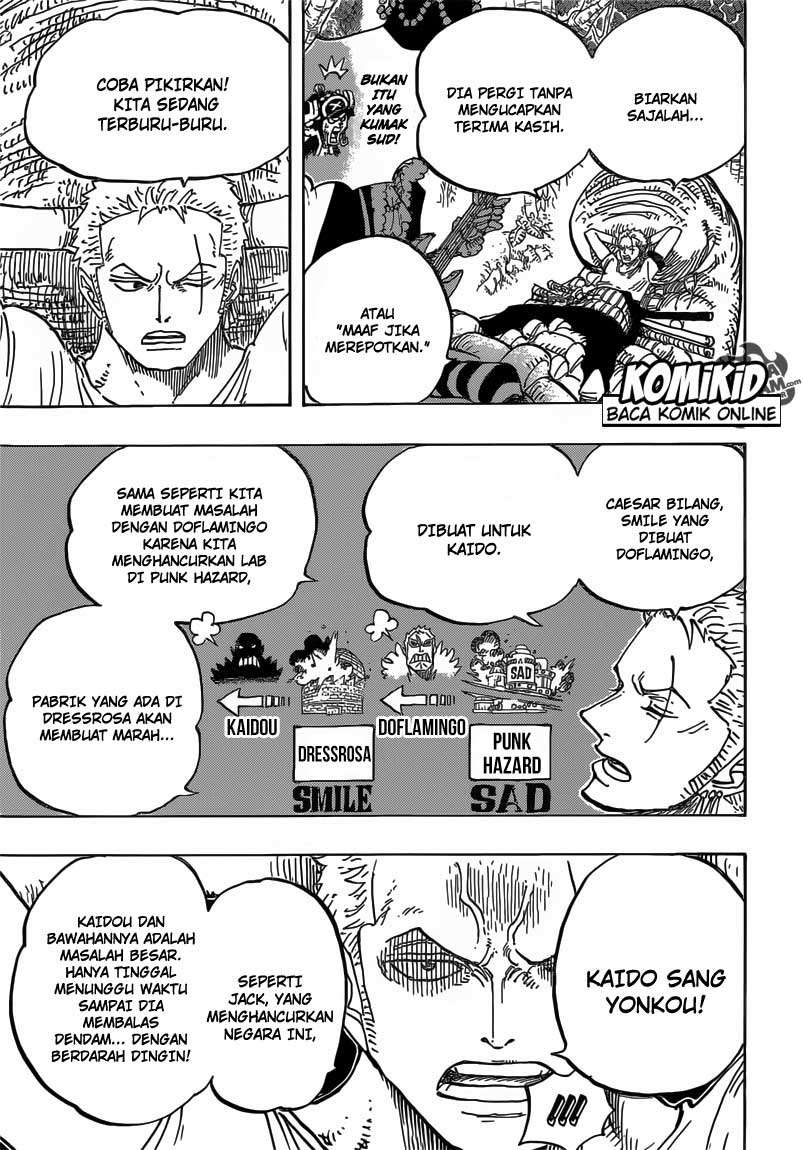 One Piece Chapter 814 - halaman 9