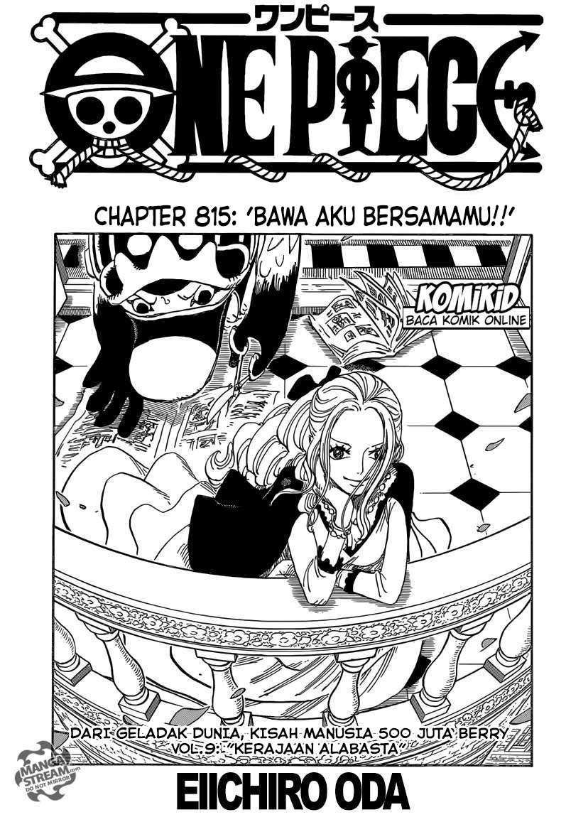 One Piece Chapter 815 - halaman 2