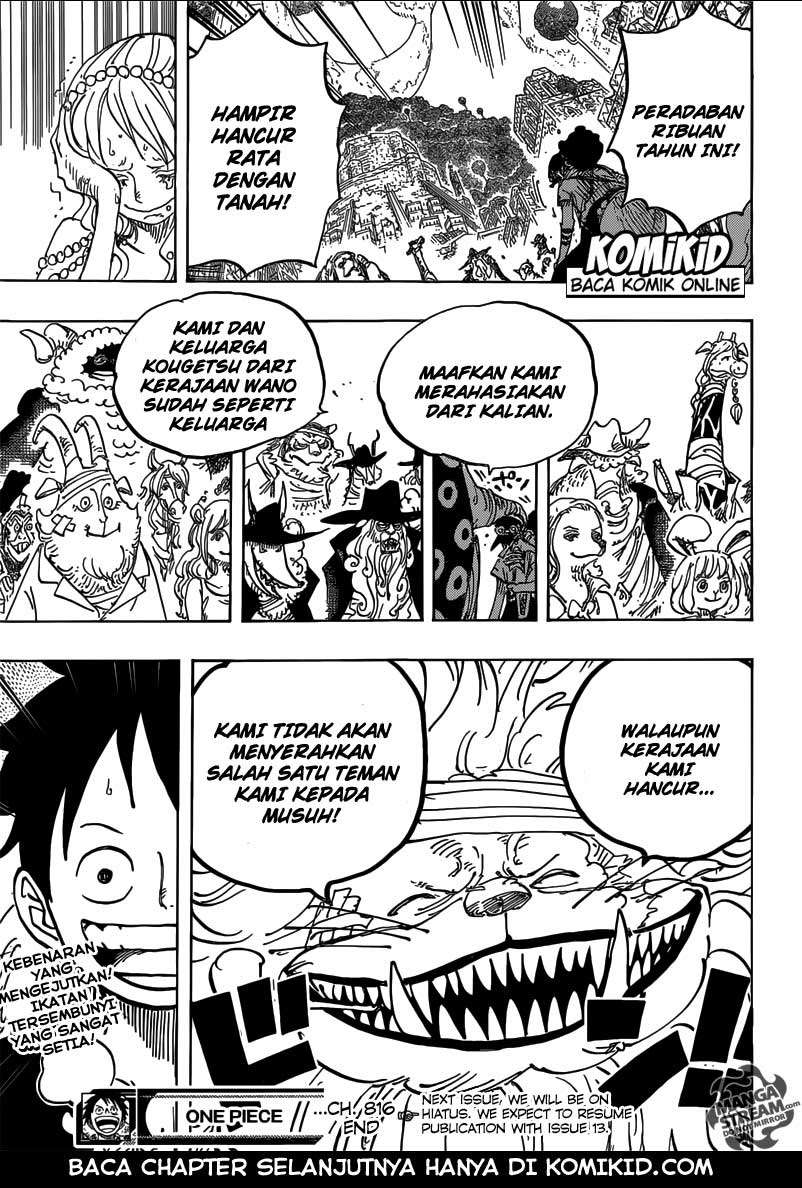 One Piece Chapter 816 - halaman 17