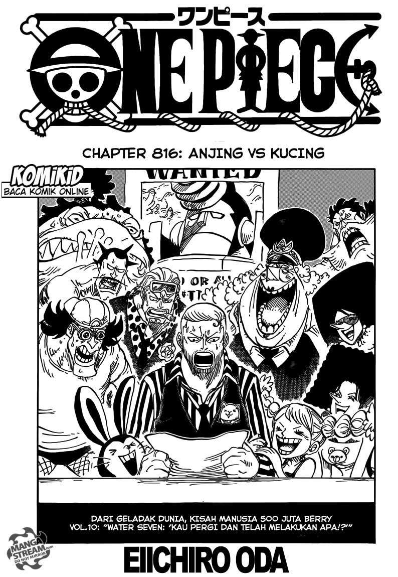One Piece Chapter 816 - halaman 2