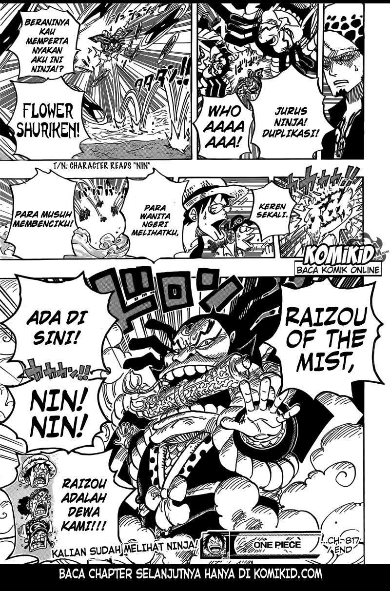 One Piece Chapter 817 - halaman 20