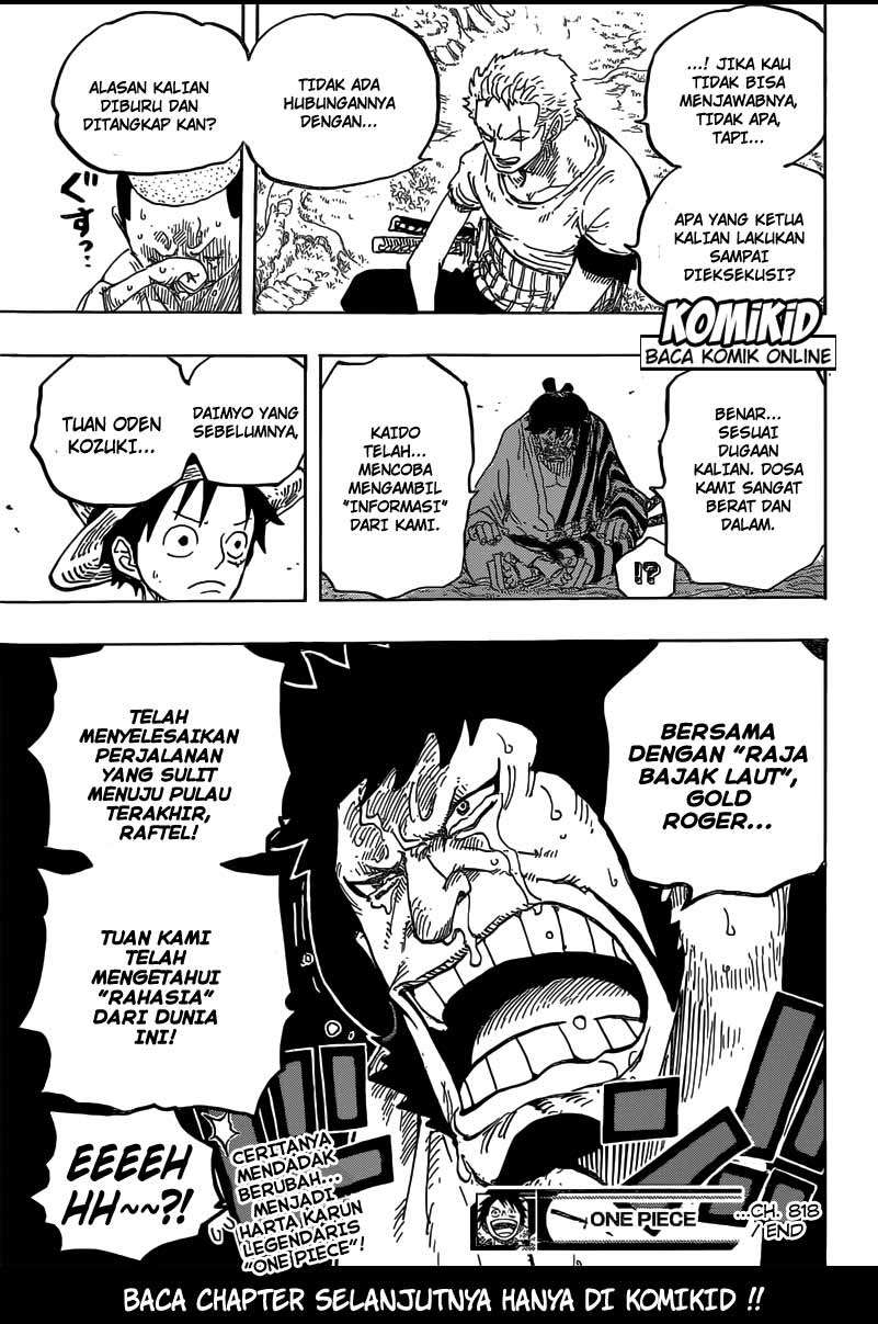 One Piece Chapter 818 - halaman 16