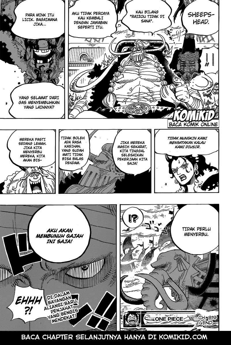 One Piece Chapter 819 - halaman 21