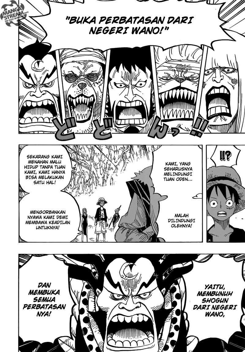 One Piece Chapter 819 - halaman 8